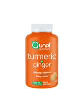 Qunol Turmeric + Ginger Gummies – 500mg, 200 Gummies EXP 2027|FEB